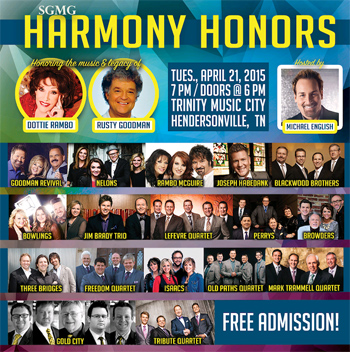 SGMG Harmony Honors April 21, 2015